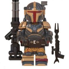 Boneco Blocos De Montar Star Wars Heavy Infantry Mandalorian