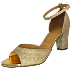 Sandália Feminina Salto Bloco Conforto Vizzano 6262.406