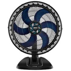 Ventilador de Mesa Arno Xtreme Force Breeze VB50 50cm com 3 Velocidades e 6 Pás - Preto