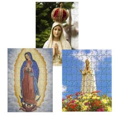 Kit 3 Quebra-Cabeças Nossas Senhoras Minha Mãe De 60 Peças - Coleção T