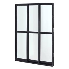 Porta Sacada 3 Folhas Alumínio 1,20 X 2,10 com Fecho Hale Esquadrias