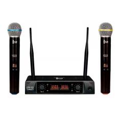 Microfone Sem Fio Duplo Udx-02 Dylan Uhf Multi Canais