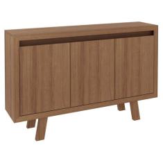 Balcão Multiuso 3 Portas ME4120 Tecnomobili, Amêndoa