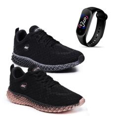 Combo 2 Pares de Tênis para Desafios Diários + Relógio Digital-Unissex