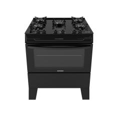 Fogão Itatiaia 5 Bocas Electra Glass Plus Preto Bivolt