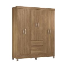 Guarda-Roupas Solteiro 6 Portas 2 Gavetas Multimóveis CR35193
