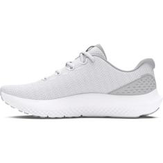 Under Armour Tênis de corrida masculino Charged Surge 4, (100) Branco/Cinza Halo/Preto, 41