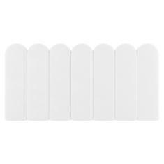 Painel Cabeceira Cama Box Solteiro Lana 100cm Sintético Branco - Abmaza