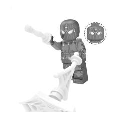 Boneco Blocos De Montar Homem Aranha Shield