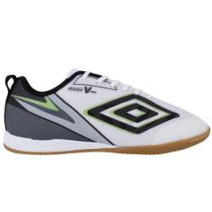 Tênis Umbro Futsal Sala V Bump Pro Masculino, Branco, Preto, 41