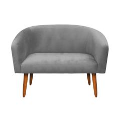 Namoradeira Stella Suede Grafite