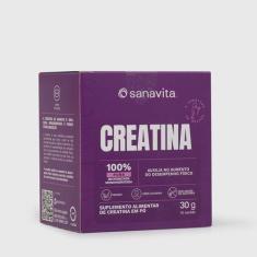 Creatina 100% Pura em Sachê Sanavita Monohidratada e Micronizada, Crea