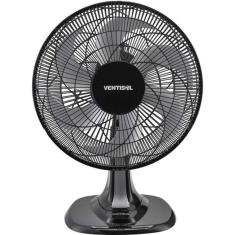Ventilador De Mesa 40cm Com 6 Pás 220v Preto/cinza Ventisol