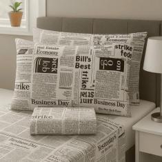 Jogo de Lençol Casal em Percal Estampado 100% Algodão com Elástico + 2