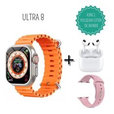 Relógio Inteligente Smart Digital watch Ultra 8 Com 2 Pulseiras e Fone
