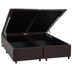 Cama Box Baú King Bravus 193x203x38cm Várias Cores - Vstore - V-STORE,
