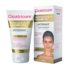 Protetor Solar Efeito Matte FPS 50 CICATRICURE Antissinais 40g