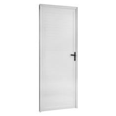 Porta de Abrir Lambri MGM 8cm x 80cm x 2,10 Esquerda Branco