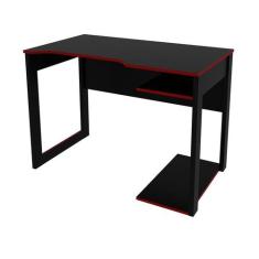 Mesa Gamer 105x74,5x60 cm Preto/Vermelho Tecnomobili