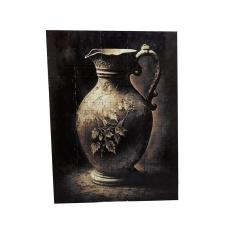 Quebra-cabeça Vaso Preto e Branco em MDF de 300 peças