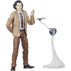 Boneco de ação Loki de 6 polegadas da Marvel Legends com 4 peças Build-a-Figure