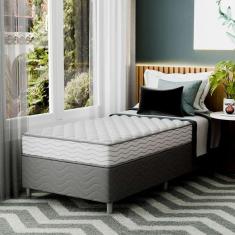 Cama Box Com Colchão Solteiro Howie Espuma D33 (17x88x188) Br