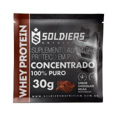 Kit: Sachê Whey Protein 30g - 12 Unidades - Soldiers Nutrition-Unissex