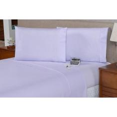 Lençol Queen 40cm Avulso c/ Elástico  Percal 200 Fios 100% Algodão - D