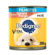 Ração Úmida Pedigree Lata Patê de Carne e Frango para Cães Filhotes 28