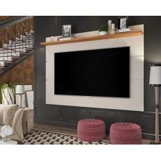 Painel para TV Vivare 1.8 Off White com Freijó - Giga Móveis