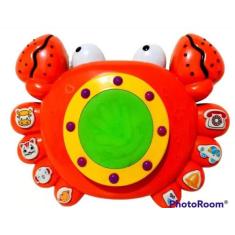 Teclado Piano Musical Divertido Infantil Caranguejo Com Luz . - toy ki