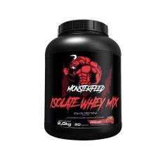 WHEY PROTEIN ISO PROTEIN BLEND (2KG) - MORANGO - MONSTERFEED 