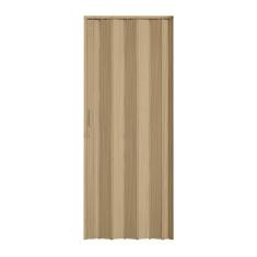 Porta Sanfonada PVC Plastporta 210x96cm Plastporta BCF Carvalho Prata