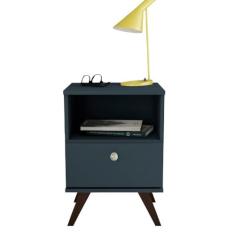 Mesa de Cabeceira Movelbento Retrô Rt3019 1 Gaveta Mdp