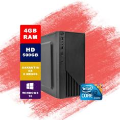 Pc Computador Cpu Intel I3 HD 500gb + Memória Ram  windows10 - OUZZE