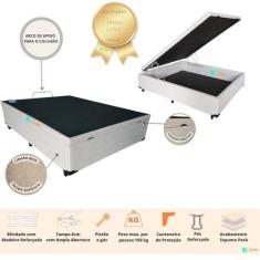Cama Box Baú Comfort Casal Blindado 138x188 - Alto Padrão de Qualidade