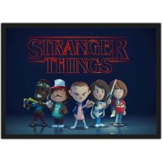 Quadro Decorativo Stranger Things Filmes Cinema Salas Quartos Decoraçõ