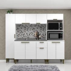 Cozinha Completa Iara 10 Portas 1 Gaveta Branco - Jcarvalho