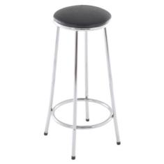 Banqueta Alta Sem Arco Banqueta Para Escritório Plus Preto