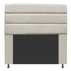 Cabeceira Turim 160 Cm Queen Size Suede Bege