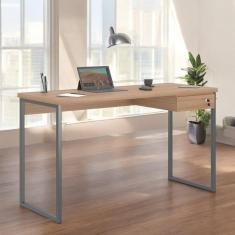 Mesa Home Office Escrivaninha Industriale 1,20 Montana com Gaveteiro