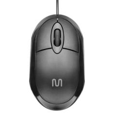 Mouse com fio Preto Classic Box Óptico USB 1200dpi MO300 - Multi