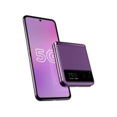 Smartphone Motorola Razr 40 256GB Lilac 5G Snapdragon 8GB RAM 6,9" Câm. Dupla + Selfie 64MP