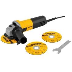 Esmerilhadeira angular 4.1/2" com disco EAV 650 220V VONDER