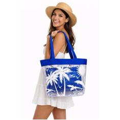 Bolsa de Praia Transparente Com Necessaire Impermeável Verão - Wave Sh