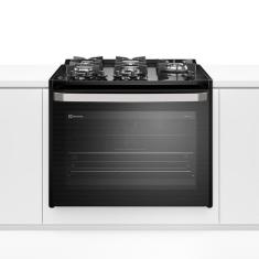 Fogão de Embutir 5 bocas Electrolux Preto Experience com  Mesa de Vidro, Grill e PerfectCook360 (FE5EB)