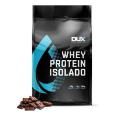 Whey Protein Isolado Sabor Chocolate Em Pote De 1800G Dux Nutrition -