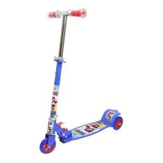 Patinete Dobrável 03 Rodas Radical Até 50Kg Top Azul Dm Toys