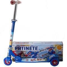 Patinete Infantil Patrulha Da Justiça Para Criança 7 8 9 ano - DM Toys