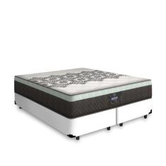 Cama Box Queen + Colchão de Molas Ensacadas - Gazin - New York 158cm, 
